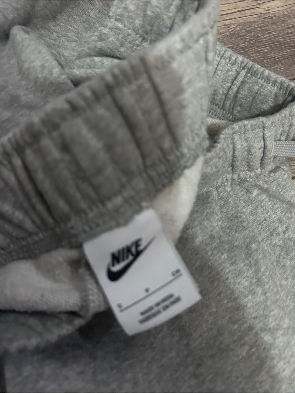 Nike Sportswear Club Fleece Joggers Running Pants Gray Womens Small - Picture 6 of 6